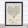 The Stylistics Stone In Love With You Script Heart Quote Song Lyric Print