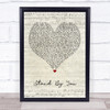 Rachel Platten Stand By You Script Heart Song Lyric Print