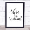 Neverland Quote Print Poster Typography Word Art Picture
