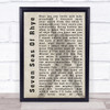 Queen Seven Seas Of Rhye Freddie Mercury Shadow Song Lyric Quote Print