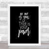 No One Is You Quote Print Black & White No One Is You Quote Print Black & White