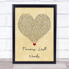 My Chemical Romance Famous Last Words Vintage Heart Song Lyric Quote Music Print