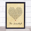 Coldplay The Scientist Vintage Heart Song Lyric Quote Print