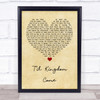 Coldplay Til Kingdom Come Vintage Heart Quote Song Lyric Print