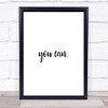 Small You Can Quote Print Poster Typography Word Art Picture