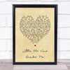 Dean Martin Little Ole Wine Drinker Me Vintage Heart Song Lyric Print