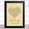 Cliff Richard Wind Me Up (Let Me Go) Vintage Heart Song Lyric Music Art Print