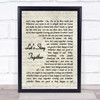 Let's Stay Together Al Green Script Quote Song Lyric Print