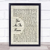 Calum Scott You Are The Reason Vintage Script Song Lyric Quote Print