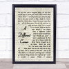 George Michael A Different Corner Vintage Script Song Lyric Quote Print