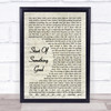 Start Of Something Good Song Lyric Vintage Script Quote Print