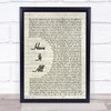 Jason Mraz Have It All Song Lyric Vintage Script Quote Print