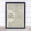 Prince The Most Beautiful Girl In The World Song Lyric Vintage Script Print