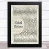 John Cooper Clarke Evidently Chickentown Vintage Script Song Lyric Music Art Print