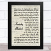 Keith Whitley Kentucky Bluebird Vintage Script Song Lyric Music Art Print