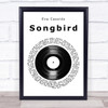 Eva Cassidy Songbird Vinyl Record Song Lyric Quote Print