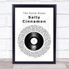The Stone Roses Sally Cinnamon Vinyl Record Song Lyric Quote Print