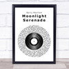 Barry Manilow Moonlight Serenade Vinyl Record Song Lyric Quote Print