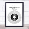 The Jam Town Called Malice Vinyl Record Song Lyric Quote Print