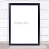 Always Keep Your Head Up Rainbow Quote Print Always Keep Your Head Up Rainbow Quote Print