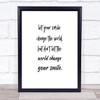 Smile Change The World Quote Print Poster Typography Word Art Picture Smile Change The World Quote Print Poster Typography Word Art Picture