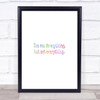Anything Not Everything Rainbow Quote Print Anything Not Everything Rainbow Quote Print