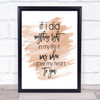 Anything Right Quote Print Watercolour Wall Art