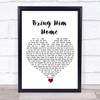 Alfie Boe Bring Him Home White Heart Song Lyric Quote Music Print