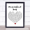 Katie Melua Mockingbird Song White Heart Song Lyric Wall Art Print