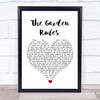 Snow Patrol The Garden Rules White Heart Song Lyric Wall Art Print