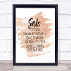 Smile Often Quote Print Watercolour Wall Art