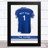 Everton Football Shirt Best Dad Personalized Father's Day Gift Print