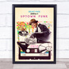 Bruno Mars Starring In Uptown Funk Vintage Wall Art Print