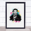Bradley Cooper colorful Splatter Drip Wall Art Print