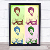Tom Jones Retro Pop Art Pastel Repeat Wall Art Print