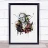 Paul Ritter Watercolor Splatter Drip Wall Art Print