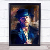 Peaky Blinders Alfie Grunge Oil Wall Art Print