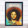 Jill Scott Vintage Old School Wall Art Print