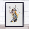 Andy Murray Paint Splatter Wall Art Print
