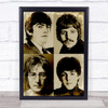 The Beatles Vintage 4 Wall Art Print