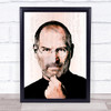 Steve Jobs Fade Tech Wall Art Print