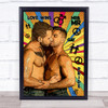 Erotic Gay Men Pride Pop Art Comic Wall Art Print Erotic Gay Men Pride Pop Art Comic Wall Art Print