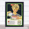 Vintage Advert Kellogg's Wall Art Print