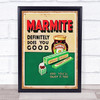 Vintage Advert Marmite Wall Art Print