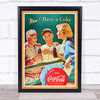 Vintage Advert Coke Wall Art Print