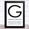 Grand Canyon United States Of America Wall Art Print