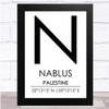 Nablus Palestine Wall Art Print