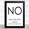 New Orleans Louisiana Wall Art Print