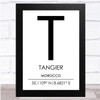 Tangier Morocco Wall Art Print