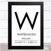 Whitehaven England Wall Art Print